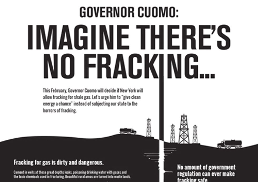 Imagine There’s No Fracking … Give Clean Energy a Chance