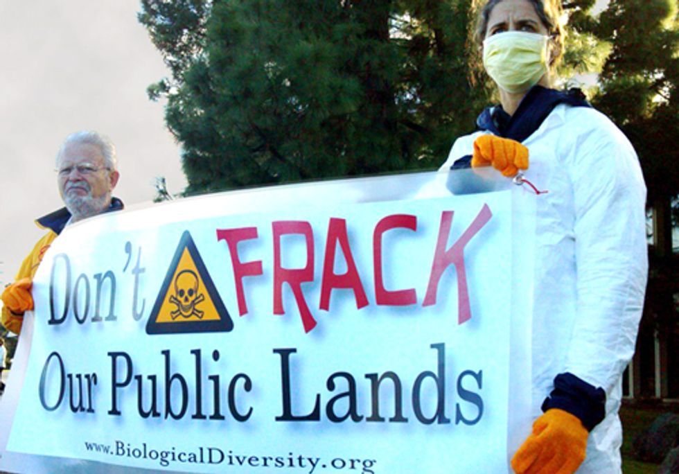 Fracking Protest Targets Federal Auction of California Public Land