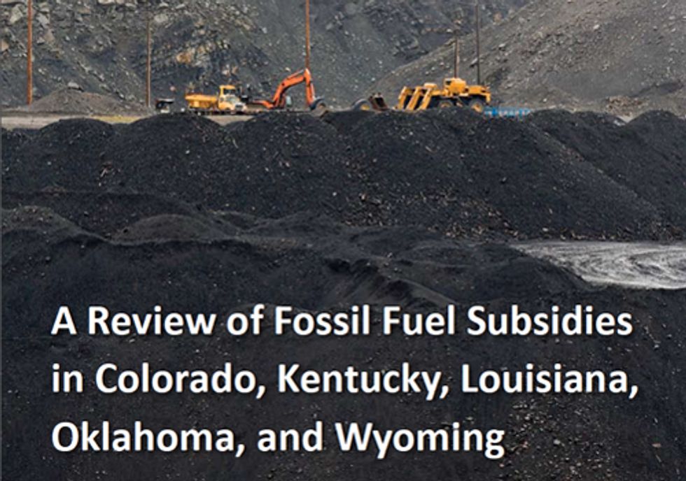 Fossil Fuel Subsidies Run Rampant at the State Level
