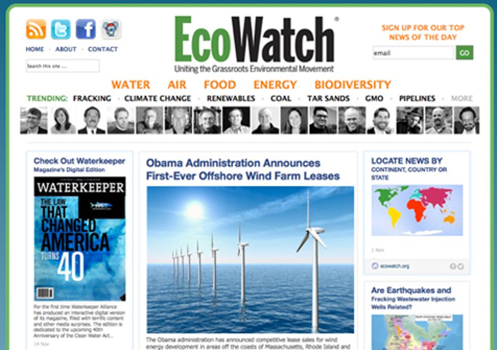 EcoWatch Made Top 12 RebelMouse Sites of 2012
