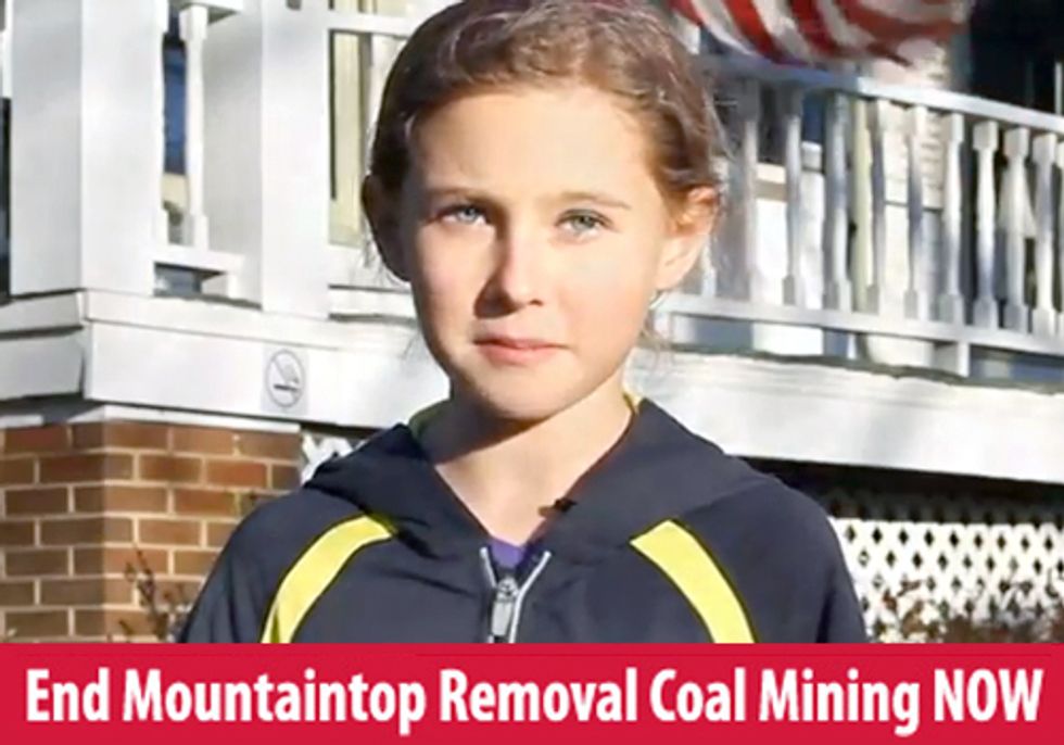 From the Mouth of Babes: President Obama, End Mountaintop Removal Now