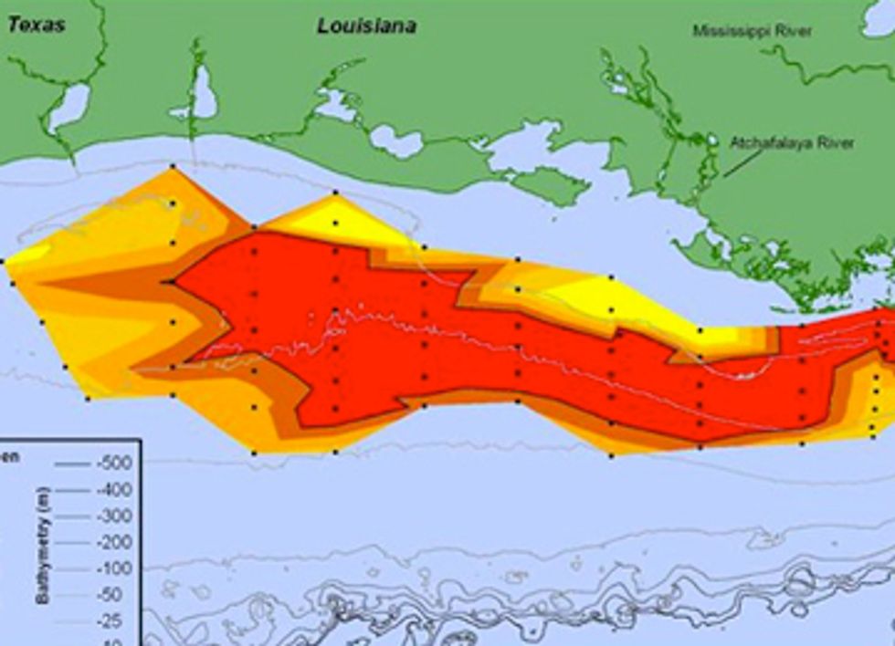 Connecticut-Sized Dead Zone Found in Gulf of Mexico