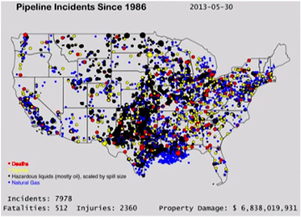 History of Oil Spills Plagues Future of Keystone XL Pipeline