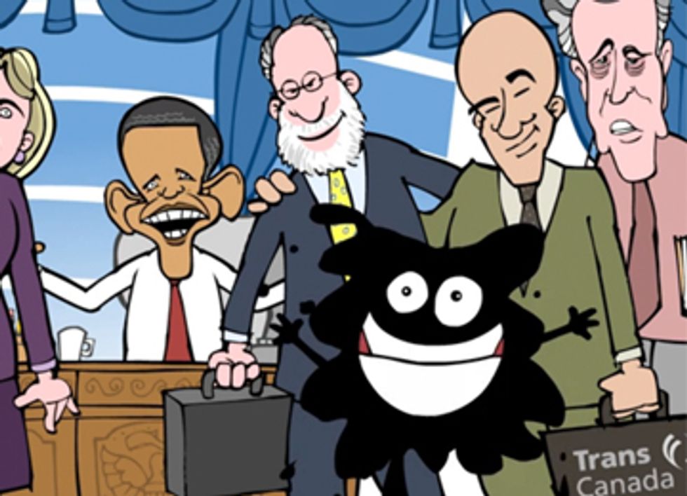 'Keystone Clones' Animation Mocks Dirty Tar Sands Cronies