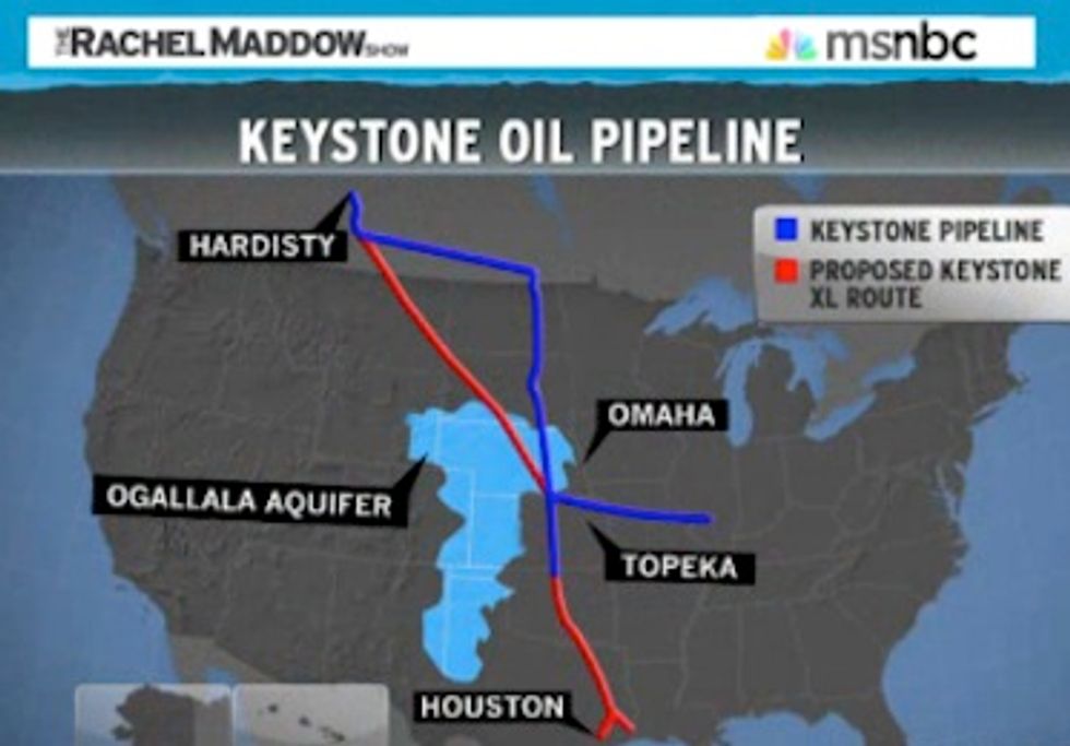 Rachel Maddow Exposes Climate Deniers and Discusses Keystone XL Delay