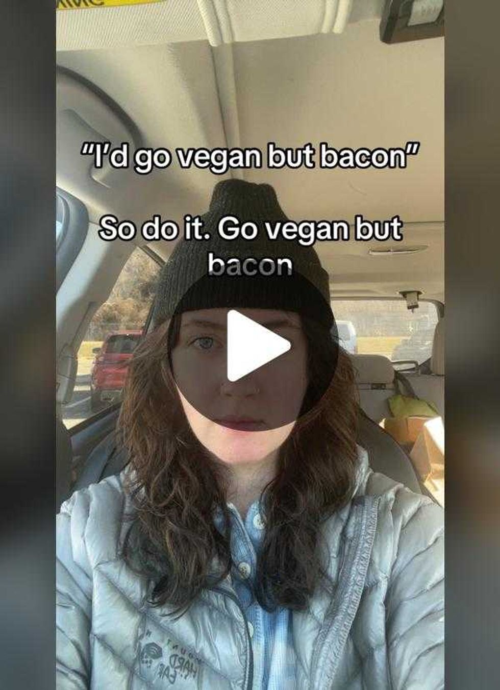 Liz, Tiktok, video, viral, content creator, vegan