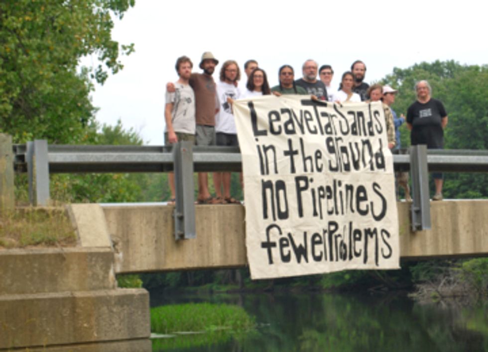 Grand River Flotilla Protests Enbridge Tar Sands Spill and Pipeline Expansion