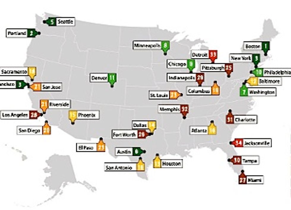How Does Your City Rank in Efforts to Save Energy?