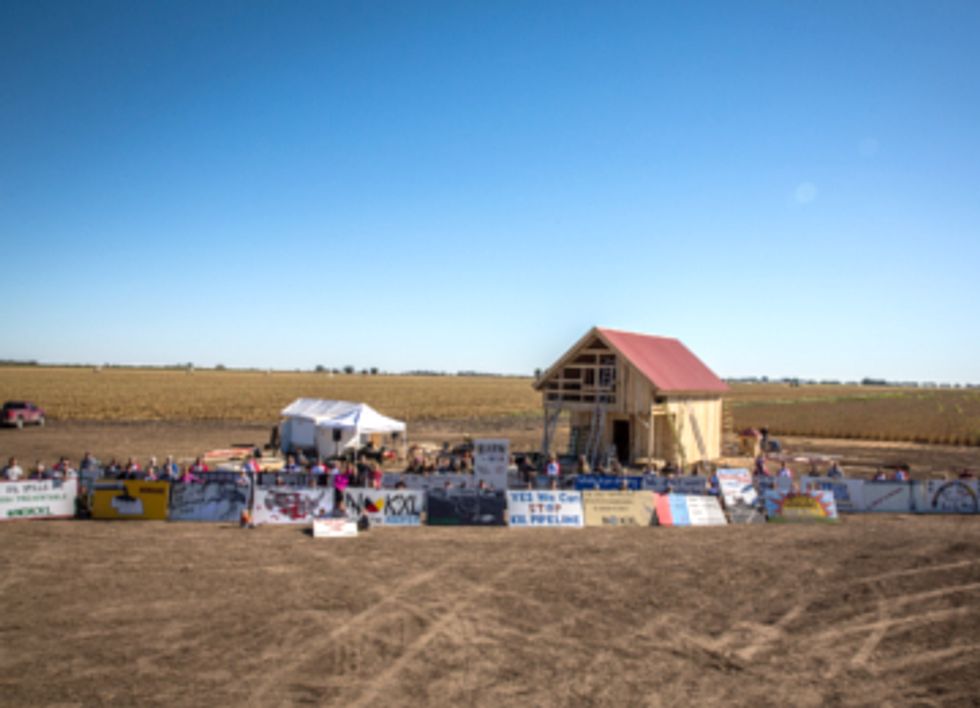 Renewable Energy Barn Built in Path of Keystone XL Pipeline