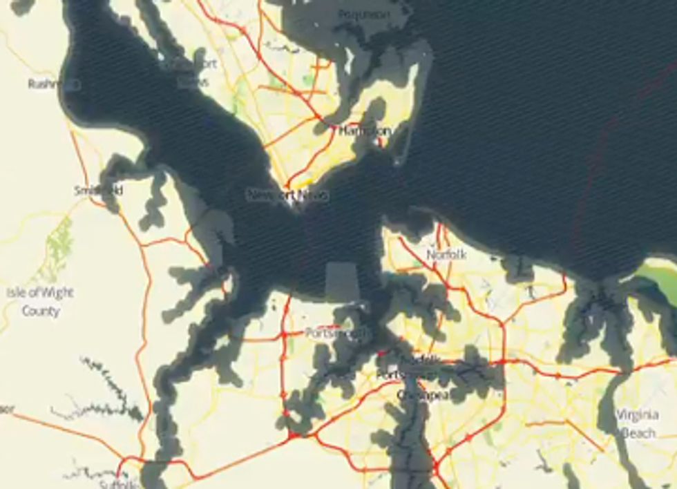 A Real-Time Look at Sea Level Rise Caused by Climate Change