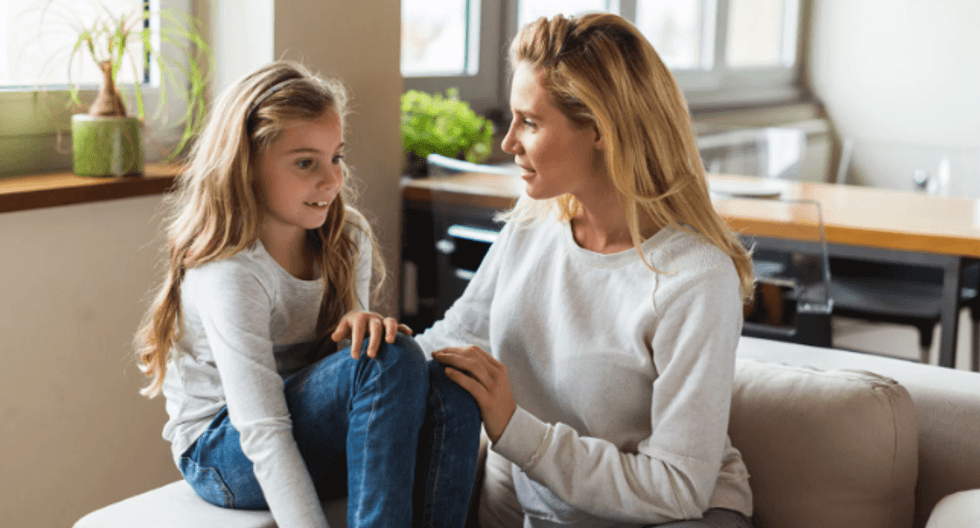 gentle parenting, mom and daughter, heart to heart, good parenting, happy family