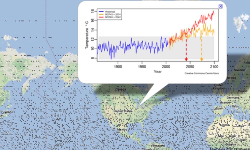 Interactive Map Shows When Your Community Could Reach 'Climate Departure'