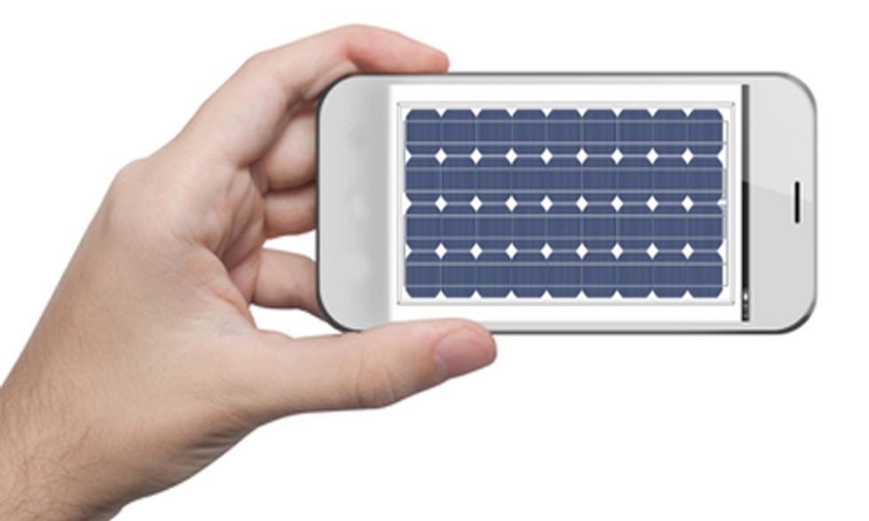 Apple Imagines You Charging Your iPhone, iPad or MacBook Directly From a Solar Panel