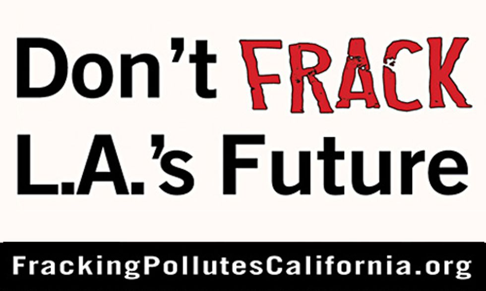 'Don't Frack L.A.'s Future' Billboard Targets Oil Industry Air Pollution