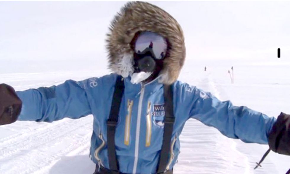 Climate Change Activist Shatters World Record for Fastest Trip to South Pole
