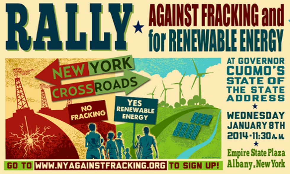 2,000+ New Yorkers Rally Against Fracking at Gov. Cuomo's State of State Address