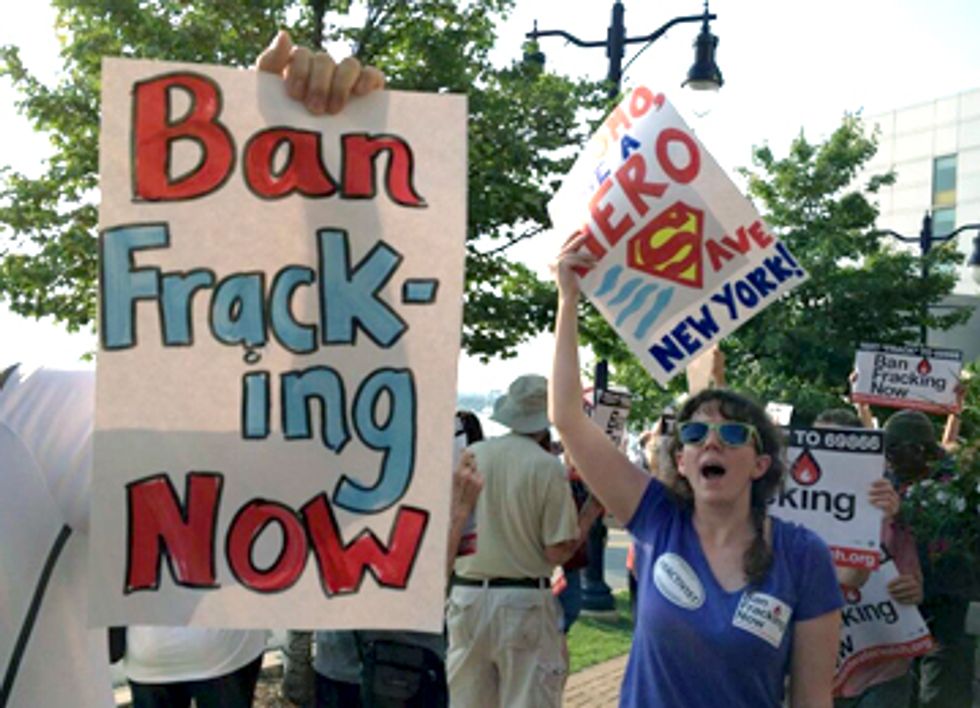 100+ March for Ban on Fracking and End to Democratic Governors Taking Dirty Money