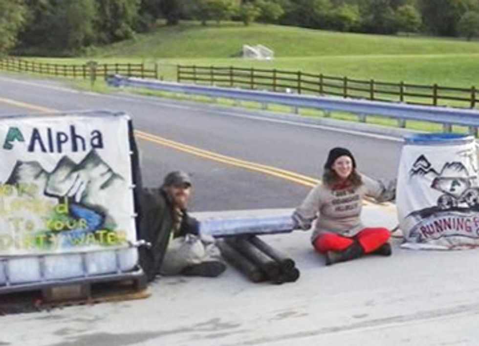 Five Arrested at Mountaintop Removal Protest