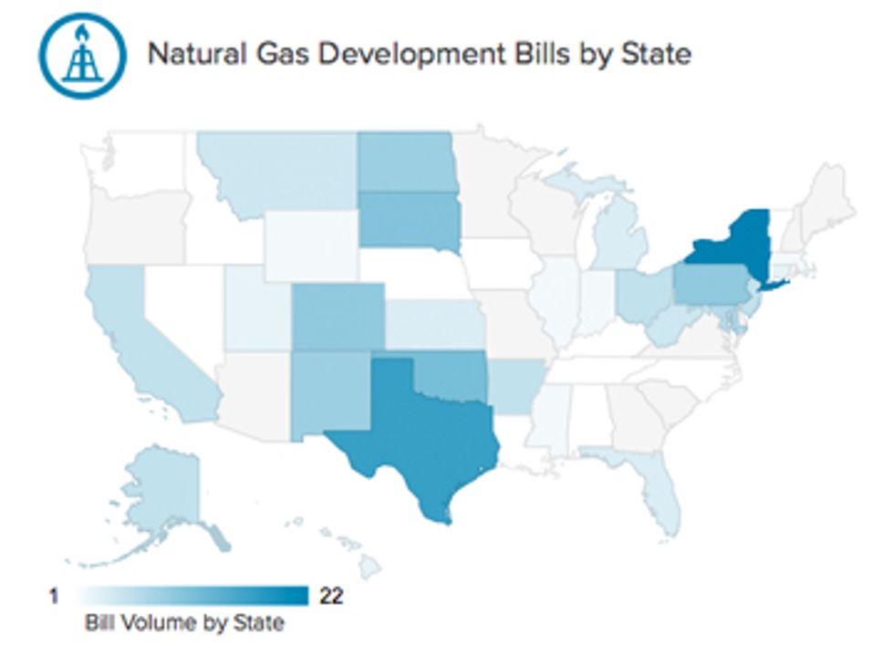 From Fracking to Renewable Energy, Interactive Website Tracks Legislation State by State