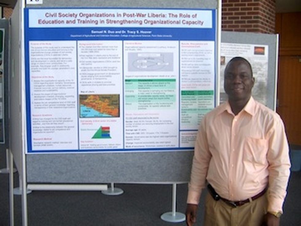 Global Environmental Leader: Samuel Duo Helps Build Liberia's Sustainable Community