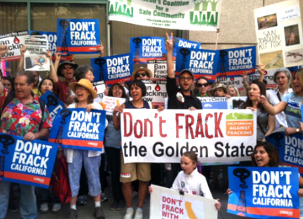 Filmmaker Josh Fox Joins L.A. Protest Demanding California Fracking Ban