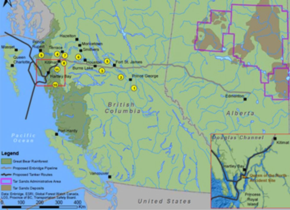British Columbia Government Rejects Plans for Enbridge Tar Sands Pipeline