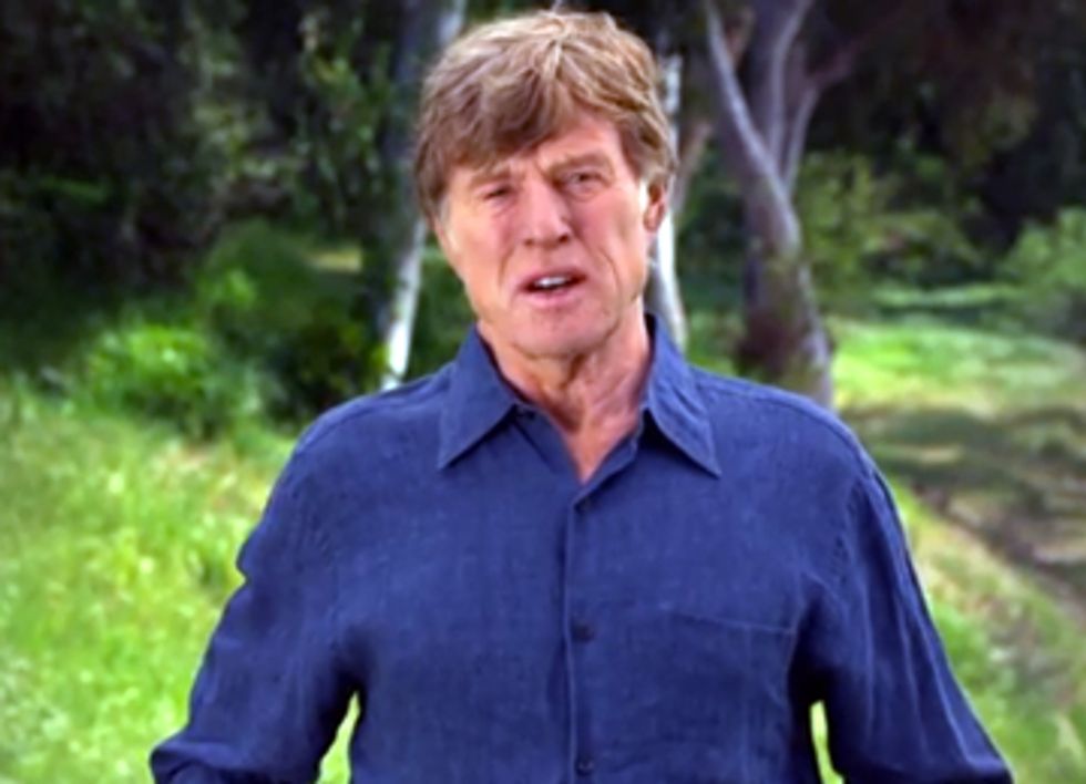 Robert Redford Calls on President Obama to Keep His Promise on Climate Change
