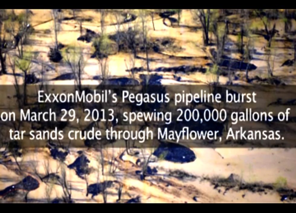 Feds, State File Lawsuit Against ExxonMobil over Tar Sands Oil Spill in Mayflower, AR