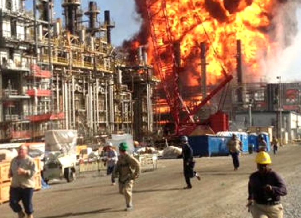 Another Chemical Plant Explodes as Industry Booms Due to Cheap Natural Gas from Fracking