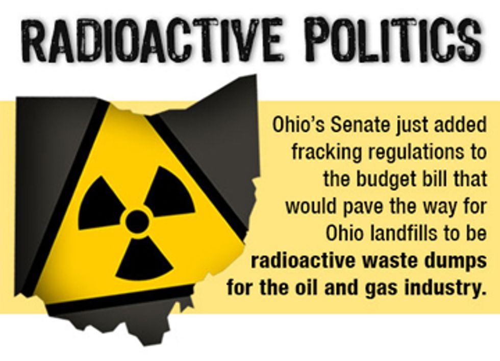Ohio Remains Nation's Radioactive Fracking Waste Sacrifice Zone