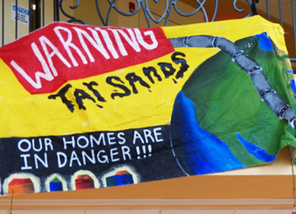 Activists Attend PHMSA Event Demanding an End to Tar Sands Pipelines