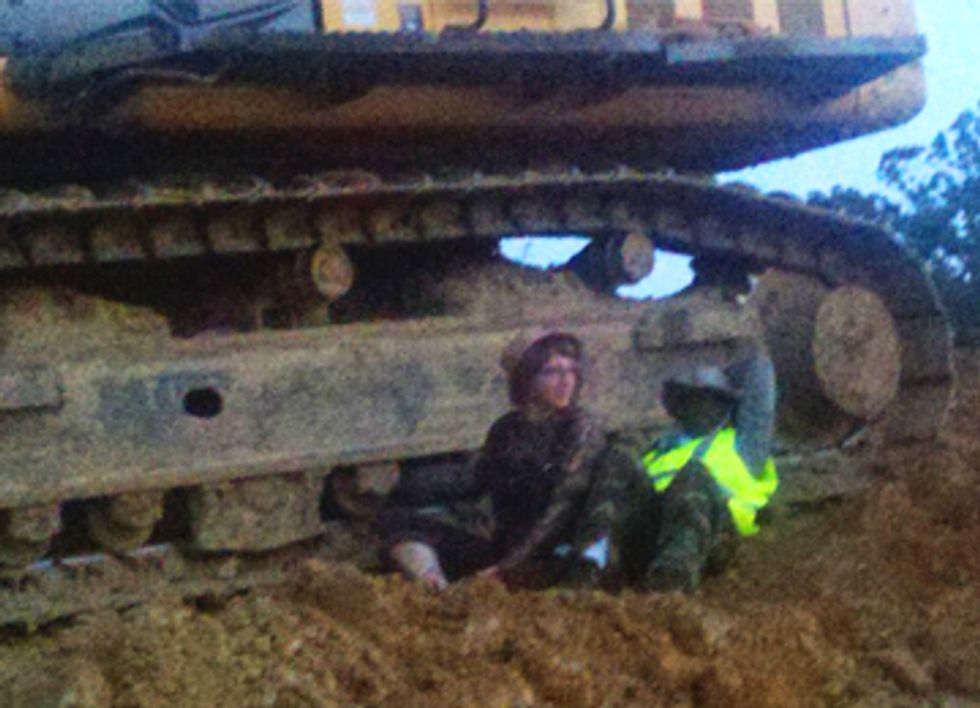 Breaking: Nine Arrested After Halting Construction at Keystone XL Pump Station