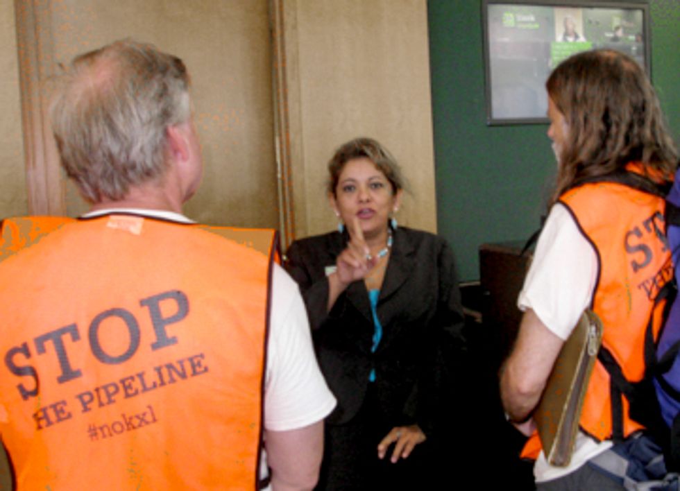 Activists Challenge TD Bank on Keystone XL Investments