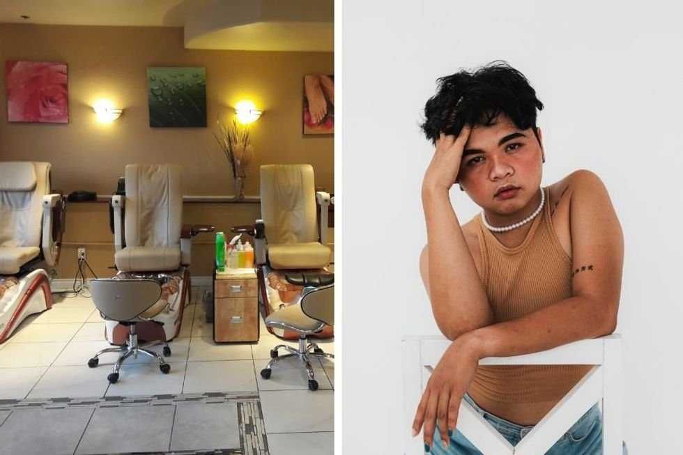 A nail salon's ads are so funny people are taking road trips to Canada just for a manicure