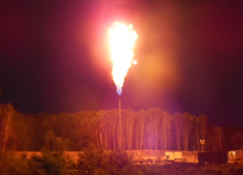 Fracking Company Ignores High Fire Risk as Gas Flares in Michigan State Forest