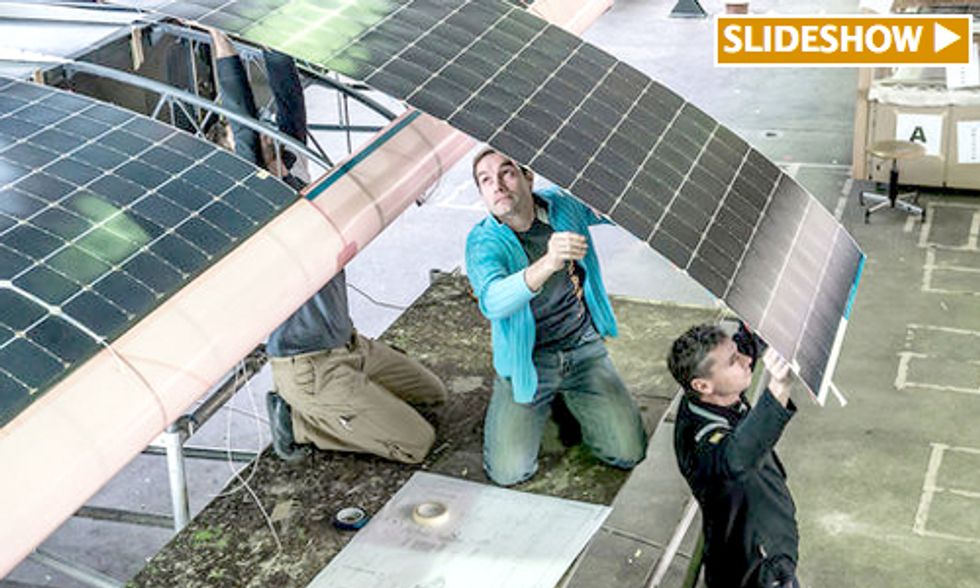 Swiss Firm to Embark on First Around-the-World Trip in a Solar Airplane