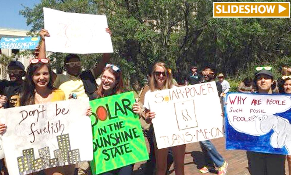 16 Sunny Photos From Florida Solar Energy Rally