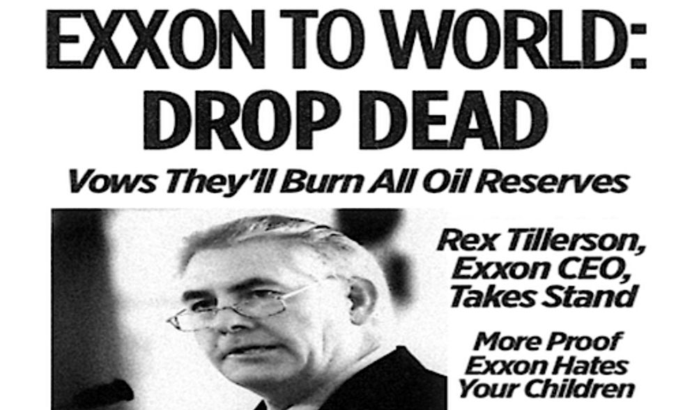 ExxonMobil Ignores IPCC Warning, Vows to Burn All Oil Reserves