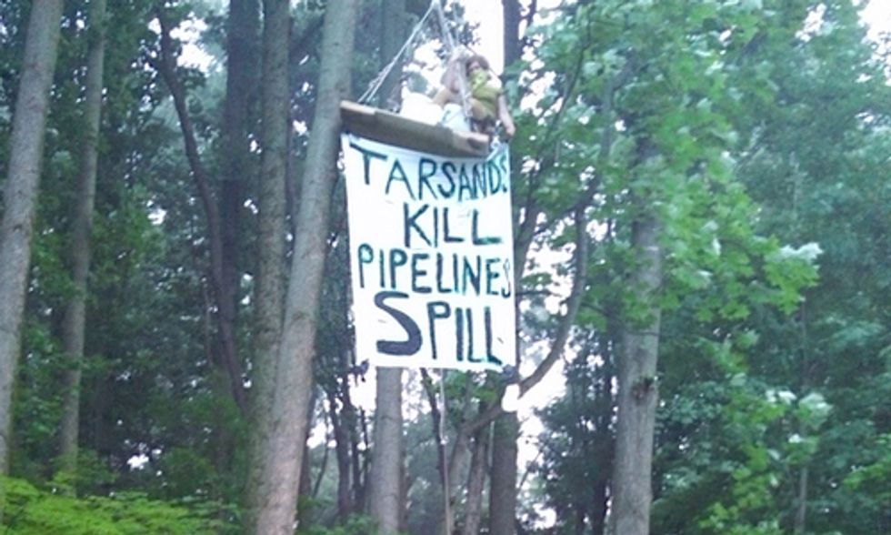 Tree-Sitter Opts for Jail Time to Highlight Injustice of Tar Sands Industry