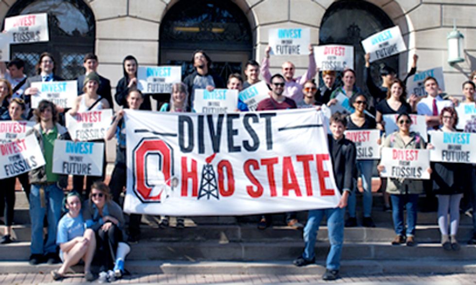 Students Rally for Fossil Fuel Divestment at Ohio State University