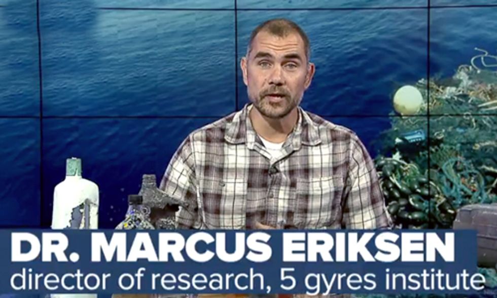 5 Gyres of Plastic Trash Pollutes the World's Oceans