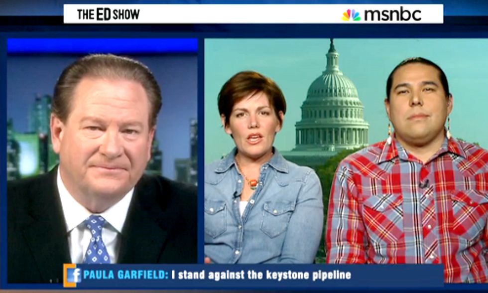 Anti-Keystone XL Groups Discuss Delayed Decision on MSNBC