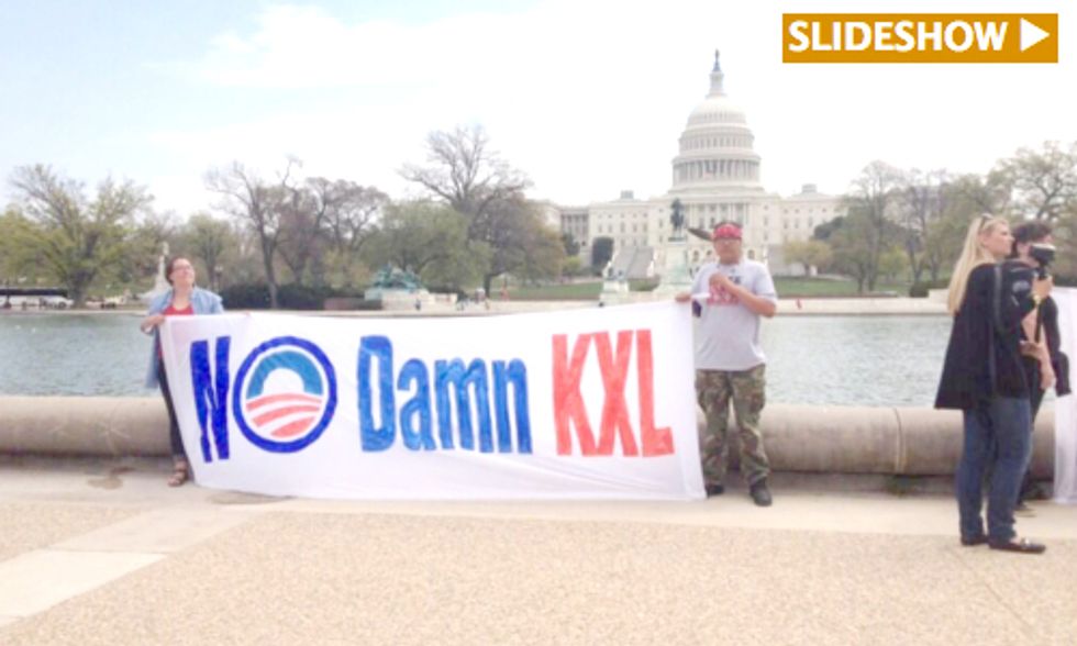 Cowboys and Indians Launch 5-Day Keystone XL Protest on National Mall