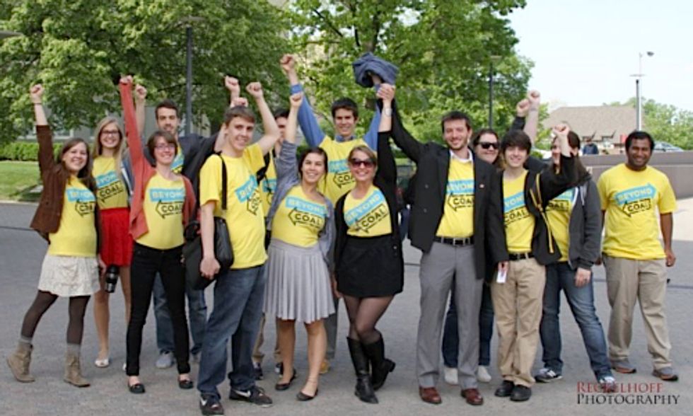 Students Applaud University of Cincinnati for Commitment to Move Beyond Coal