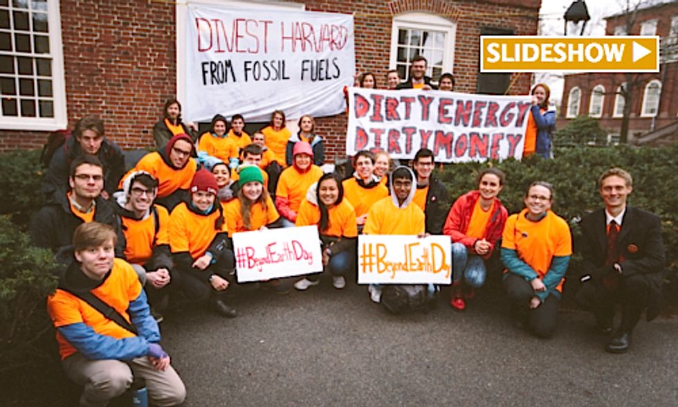 Students Stage Day of Action As Harvard University Refuses to Divest From Fossil Fuels