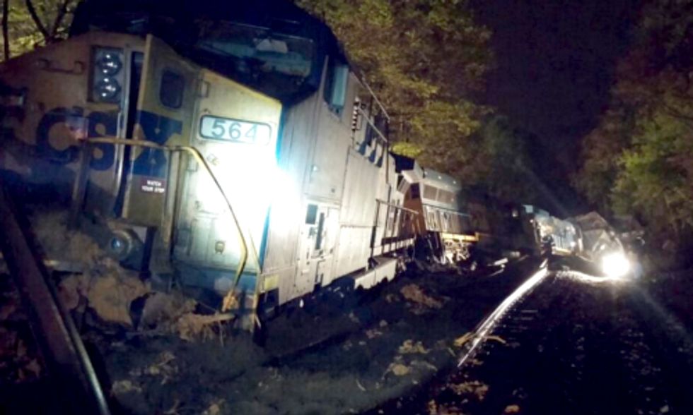 CSX Train Carrying 8,000 Tons of Coal Derails in Company's Second Wreck in 24 Hours