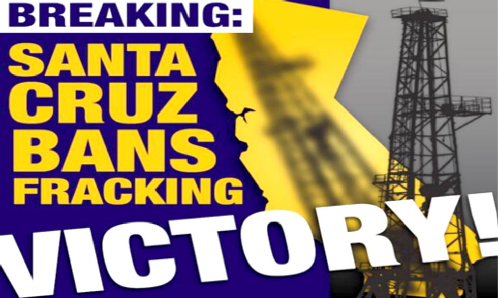 Santa Cruz Triumphs as First County in California to Ban Fracking