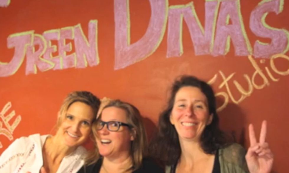 Three Green Divas Walk Into a Recording Studio…