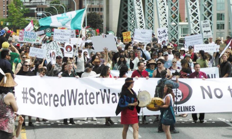1,000+ March Against the Northern Gateway Tar Sands Pipeline in Vancouver