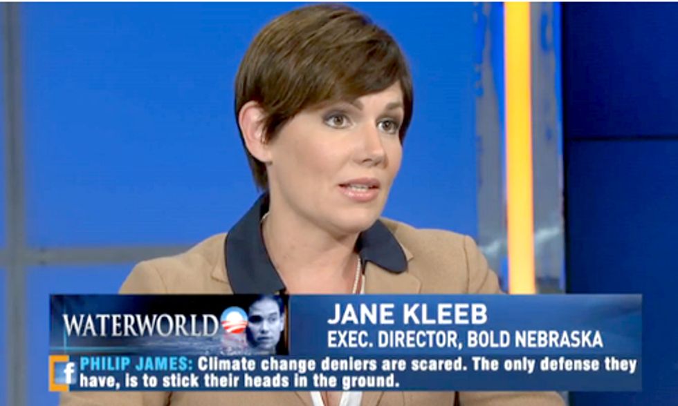 Bold Nebraska Director Jane Kleeb Explains the Science Behind Climate Denial